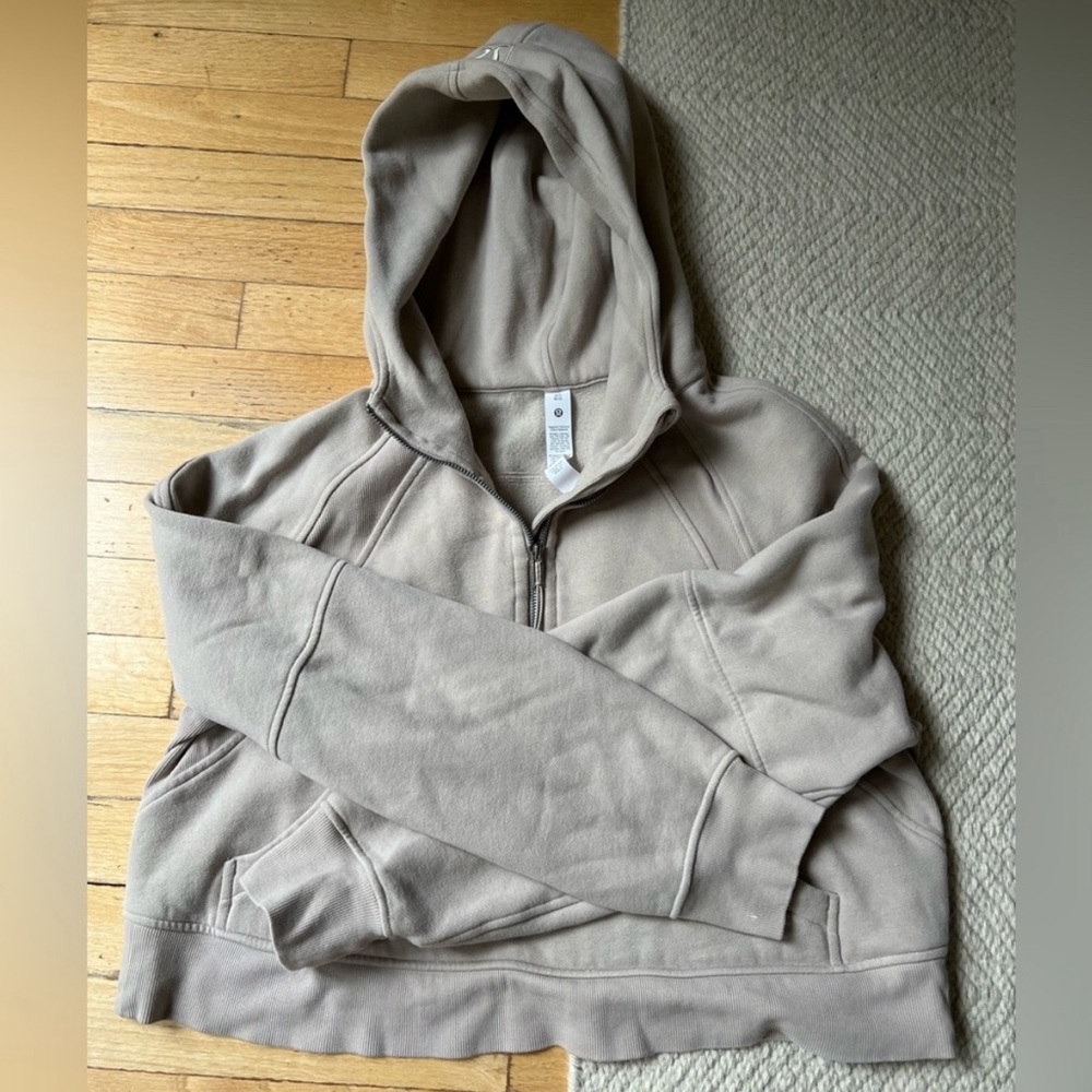 Lululemon 1/2 Zip Oversized Scuba Hoodie Cropped Size M